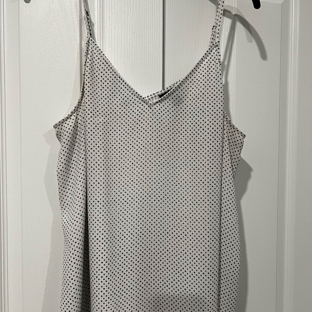 Halogen White Polka Dot Camisole
